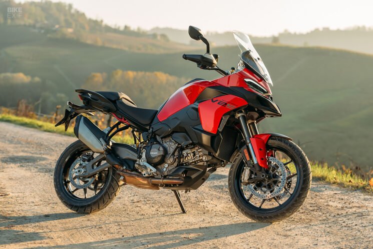 2025 Ducati Multistrada V2 adventure touring bike
