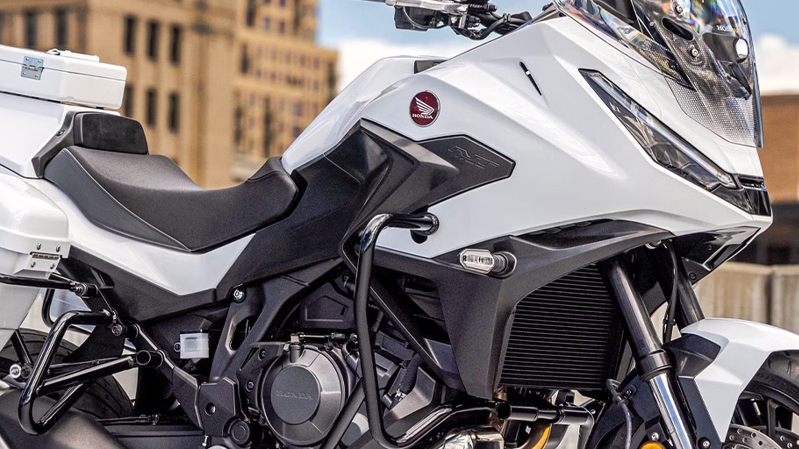 A view of Honda's 2025 NT1100 Police.