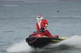 Seriously, What Else Would Santa Ride In Rio But a...