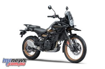 Royal Enfield’s Hanle Black tubeless spoked-...