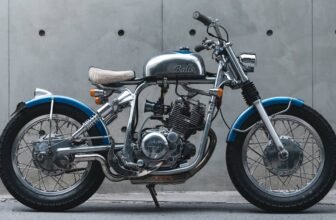 Baby Blue Whale: A quirky Yamaha SR150 bobber from...