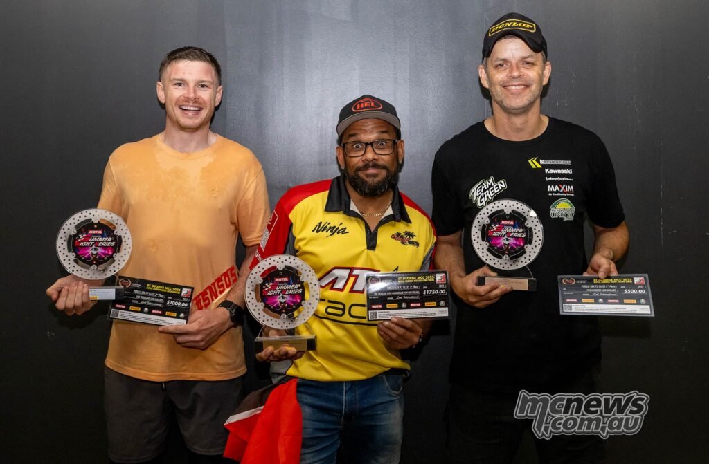 Pirelli Unlimited F2 Final Standings 1) Dominic De Leon, 2) Chris Dunne, 3) Timothy Griffith