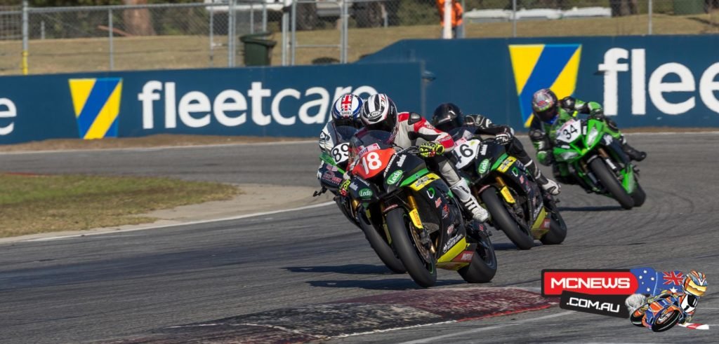 Ben Henry leads Ryan Hampton and Mike Jones