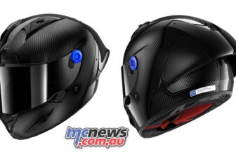 New Shark Aeron GP FIM Racing #1 Carbon helmet lan...