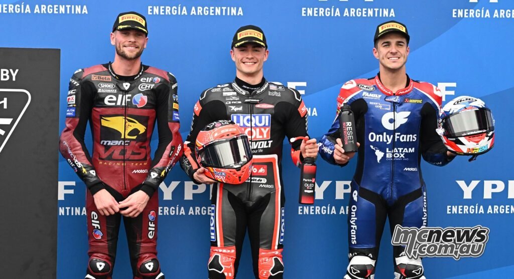 Moto2 Front Row - Argentina 2025 - Termas de Rio Honda - Gonzalez, Dixon, Ramirez