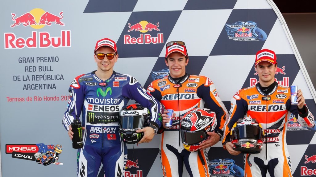 Marc Marquez was on pole for the 2014 Gran Premio Red Bull de la Republica Argentina ahead of Jorge Lorenzo and Dani Pedrosa.