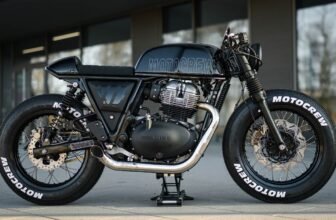 Hotshot: A slammed Royal Enfield Continental GT 65...