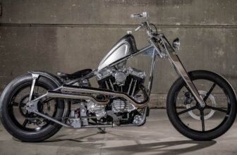 Mad Raider: An argent Harley Sportster chopper by ...