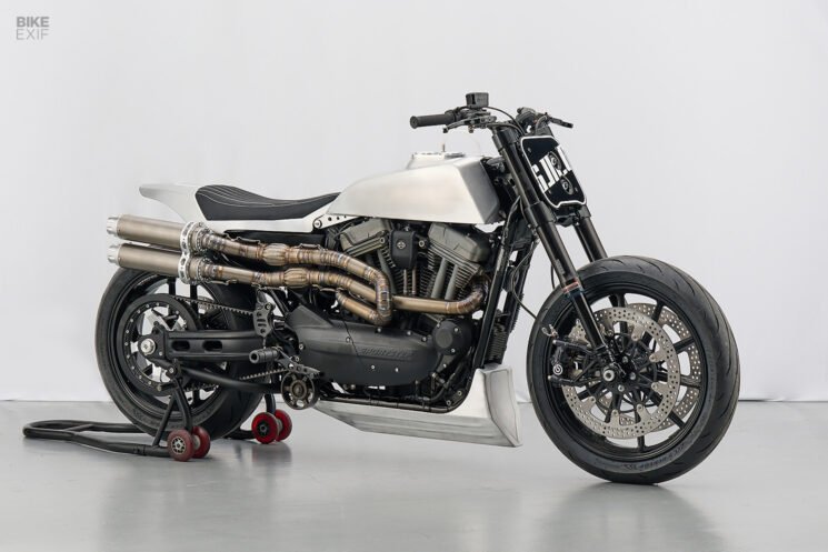 Harley-Davidson Sportster XR1200 by SMF Custom, winner of the Harley Modified class at Speed and Crafts