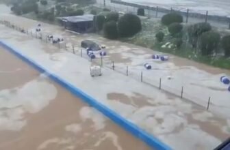 Watch Insane Rivers of Mud Flow Through MotoGPR...