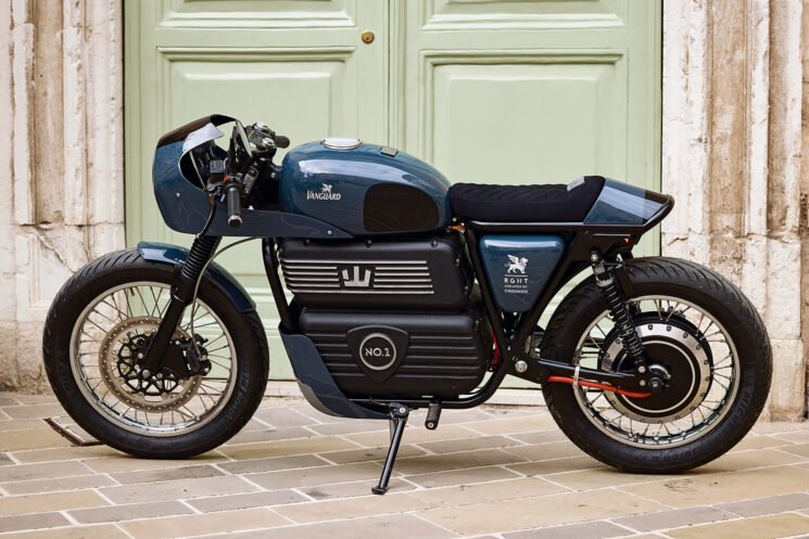 Vanguard x RGNT electric café racer by Crooked Motorcycles