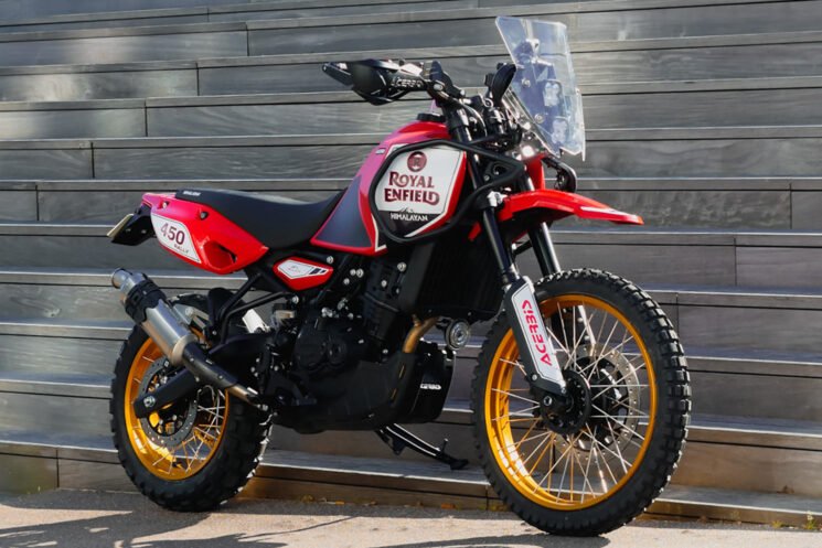 Royal Enfield Himalayan 450 rally bike by OrMotors