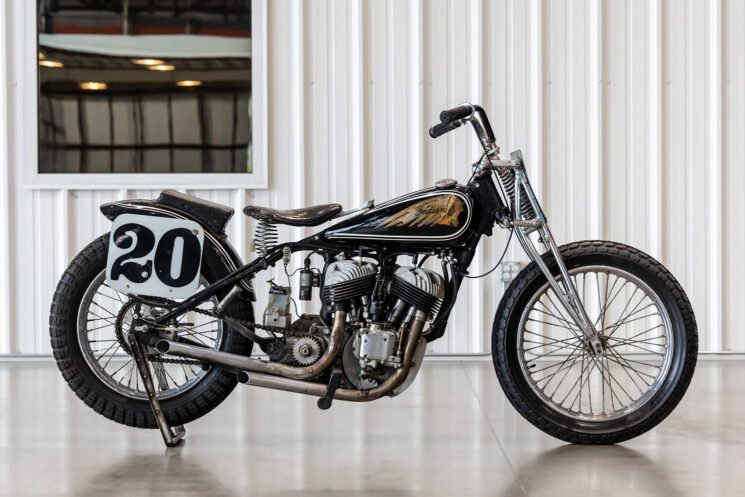 1940 Indian Sport Scout flat track racer at Mecum Auctions