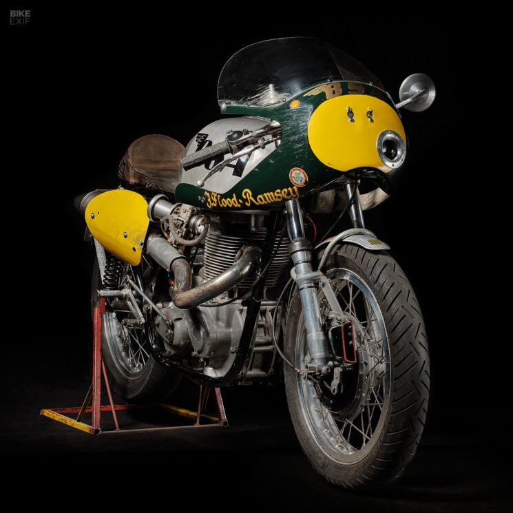 1955 BSA Gold Star vintage race bike by Team Top Gear
