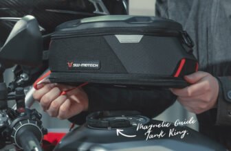 SW-Motech Pro Tank Bag Series with magnetic guide