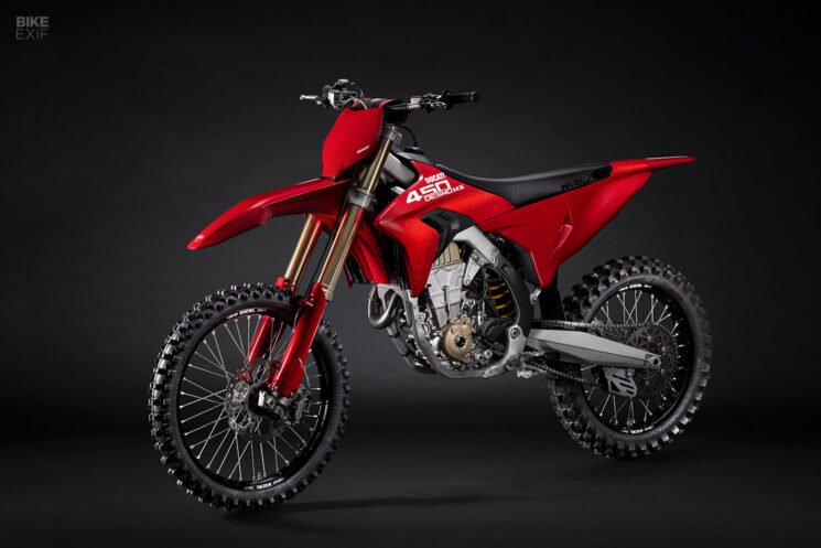 Ducati Desmo450 MX motocross race bike