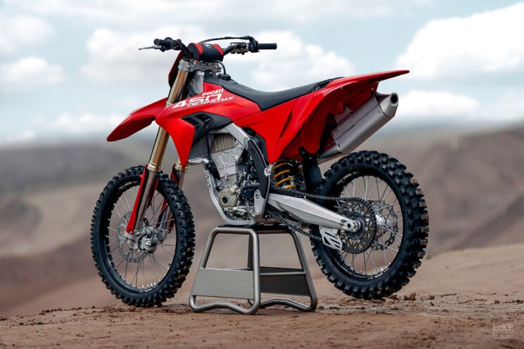 Ducati Desmo450 MX motocross race bike