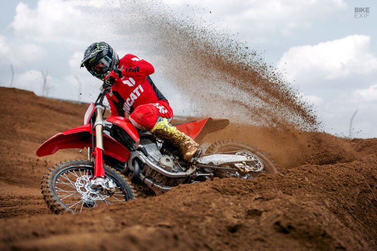 Ducati Desmo450 MX motocross race bike