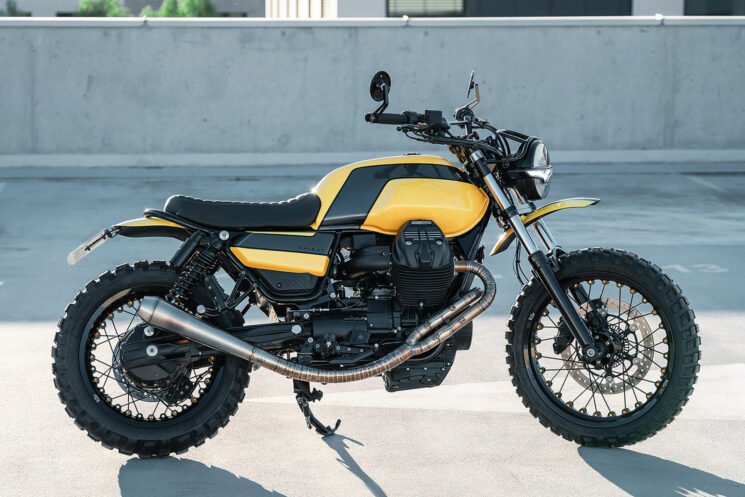 Moto Guzzi V7 scrambler by Unikat Motorworks