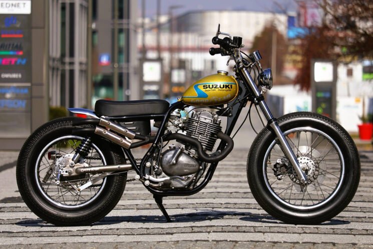 Suzuki GN400 bobber by JasinTom Motorcycles, Poland