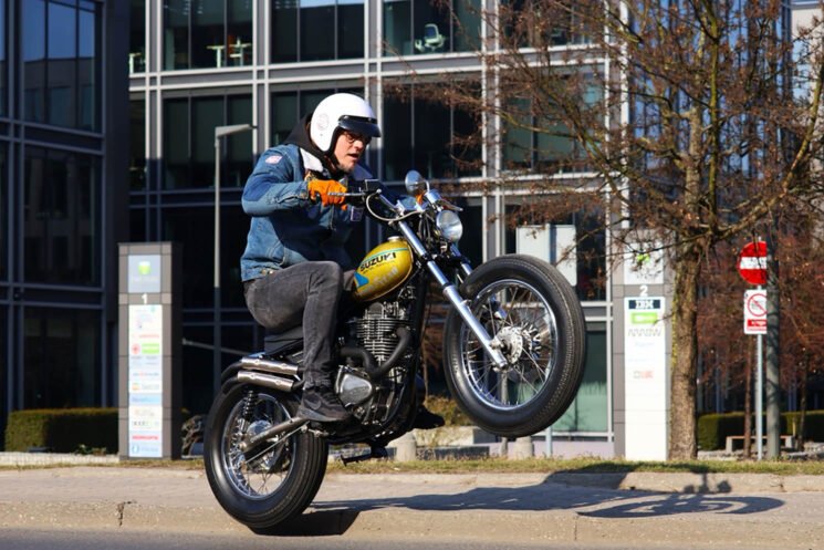 Suzuki GN400 bobber by JasinTom Motorcycles, Poland