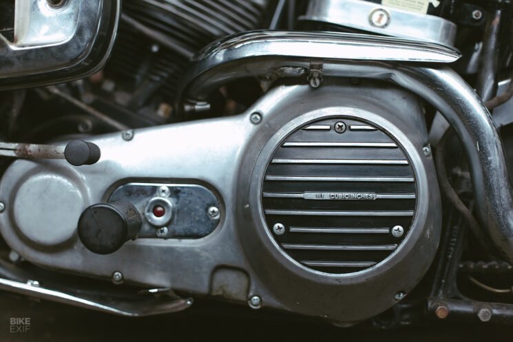 Three-cylinder Harley-Davidson Shovelhead