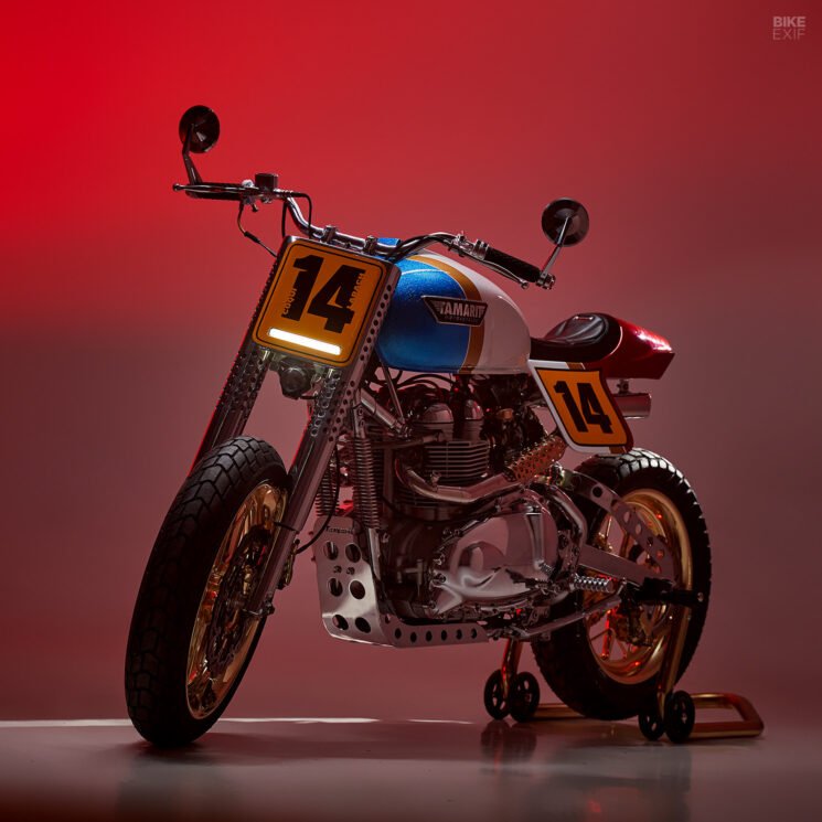 Triumph Bonneville scrambler by Tamarit Motorcycles