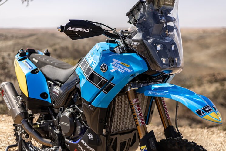 Yamaha Ténéré 700 Rally GYTR rally-prepped race bikes