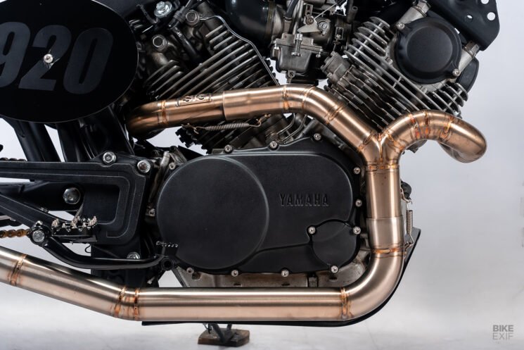 Yamaha XV920R scrambler by STG Tracker