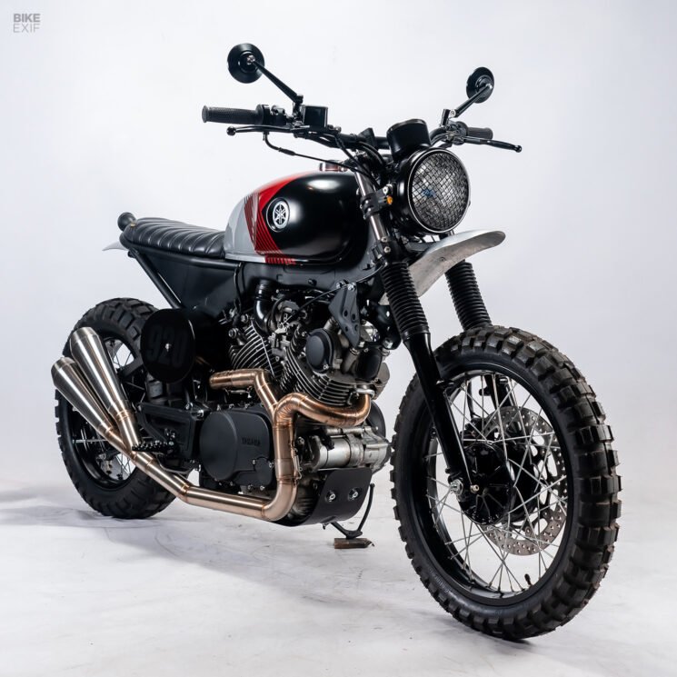 Yamaha XV920R scrambler by STG Tracker