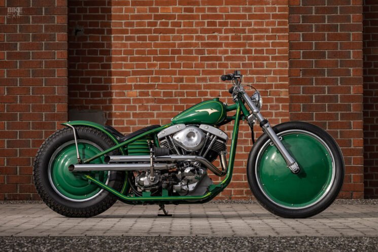 1973 Harley Shovelhead hardtail by Fatech, Japan