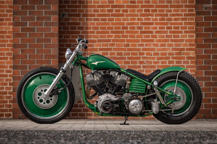 1973 Harley Shovelhead hardtail by Fatech, Japan