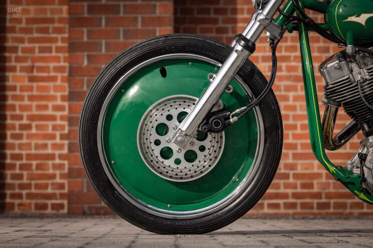 1973 Harley Shovelhead hardtail by Fatech, Japan