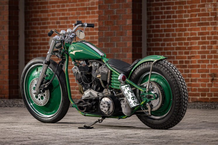 1973 Harley Shovelhead hardtail by Fatech, Japan