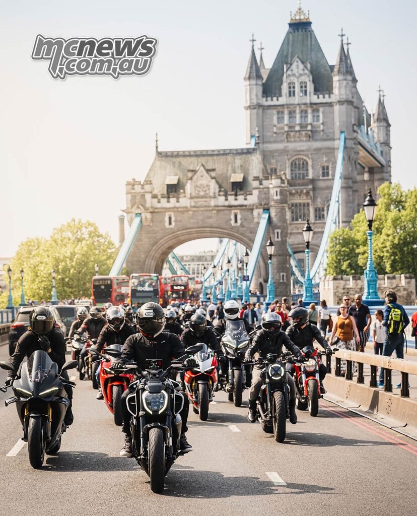 Ducati #WeRideAsOne in London
