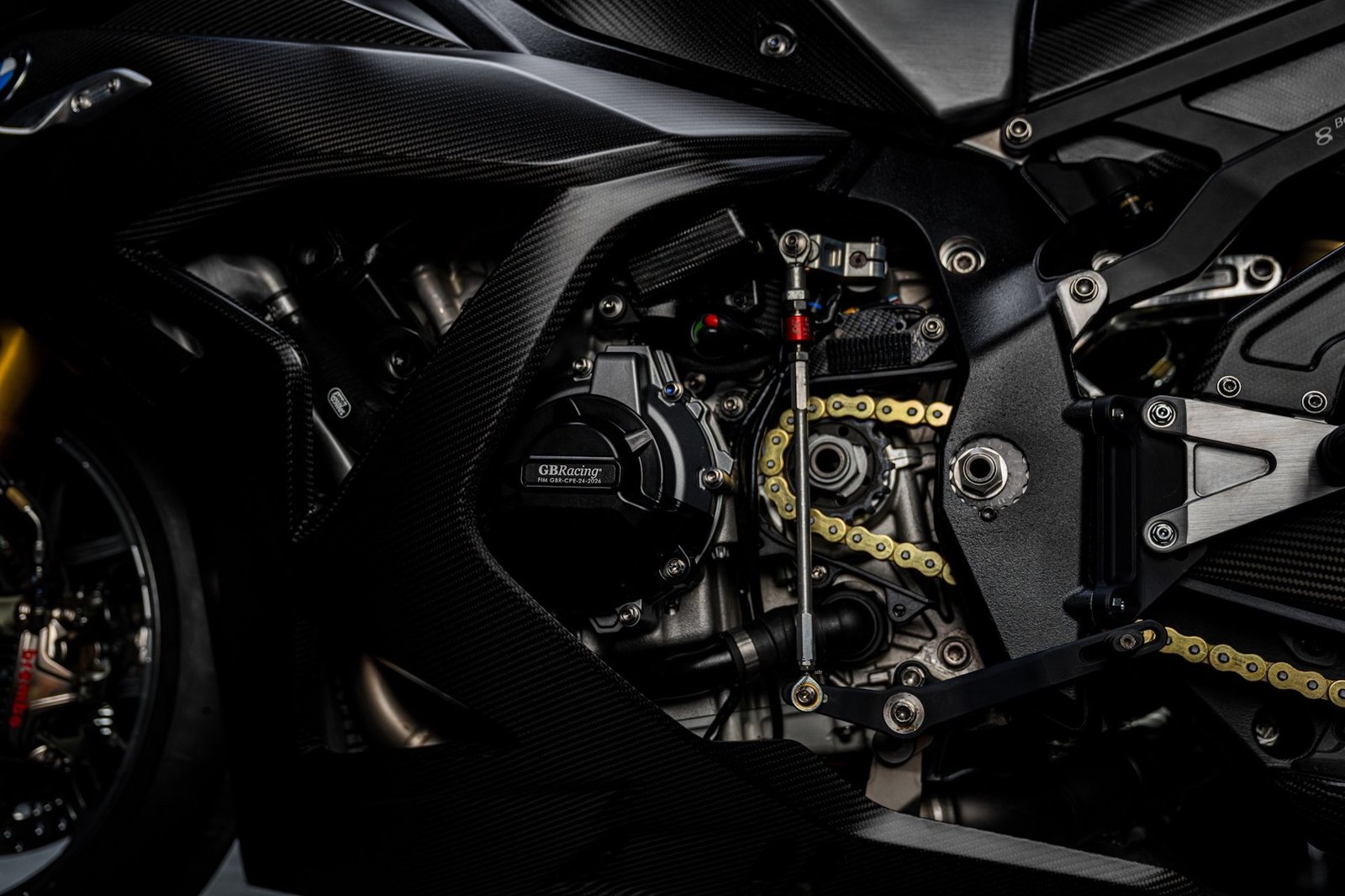 A view of the BMW RR Concept.