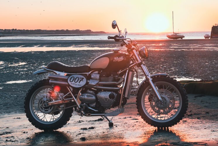 Custom Triumph Bonneville T100 by FCR Original for Brett Eyewear