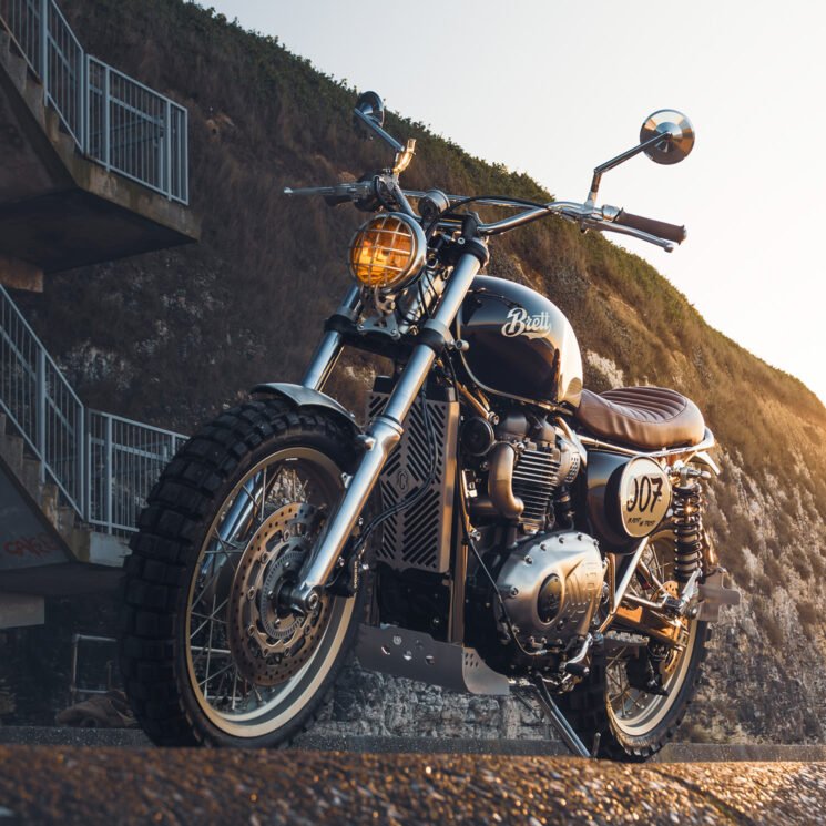 Custom Triumph Bonneville T100 by FCR Original for Brett Eyewear