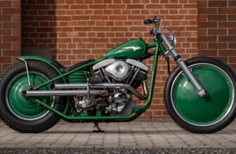 This 1973 Harley Shovelhead is inspired by the leg...