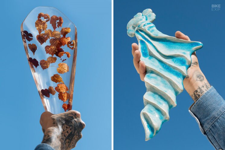 Motototem Flying Flea art bike by Mattia Biagi