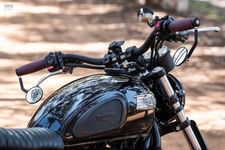 Purpose Built Moto Scrambler motorcycle bar-end mirrors