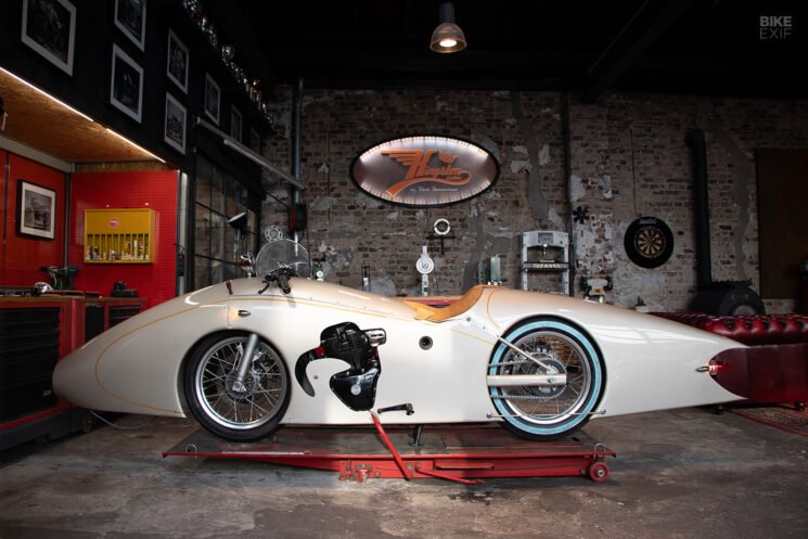 Custom art deco Royal Enfield Shotgun 650 by Kingston Custom