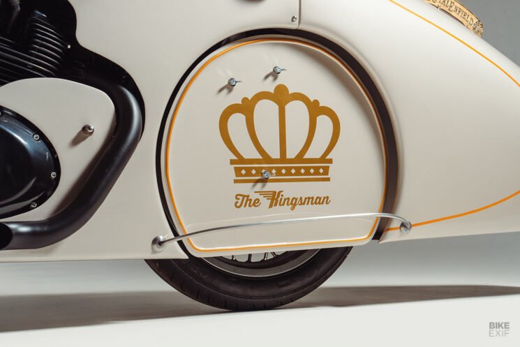 Custom art deco Royal Enfield Shotgun 650 by Kingston Custom