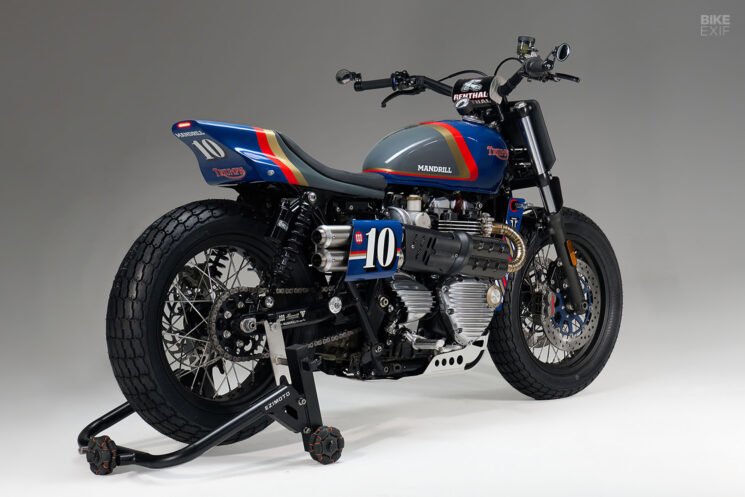 Triumph Bonneville T120 street tracker by Mandrill Garage