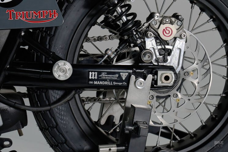 Triumph Bonneville T120 street tracker by Mandrill Garage