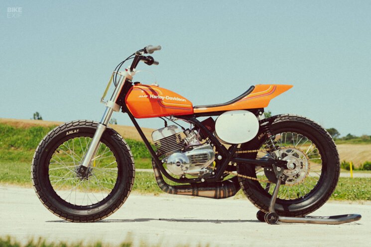 1974 Harley-Davidson SX250 flat tracker by Fuchs Workshop