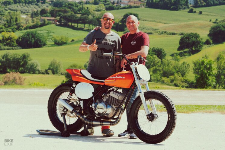 1974 Harley-Davidson SX250 flat tracker by Fuchs Workshop