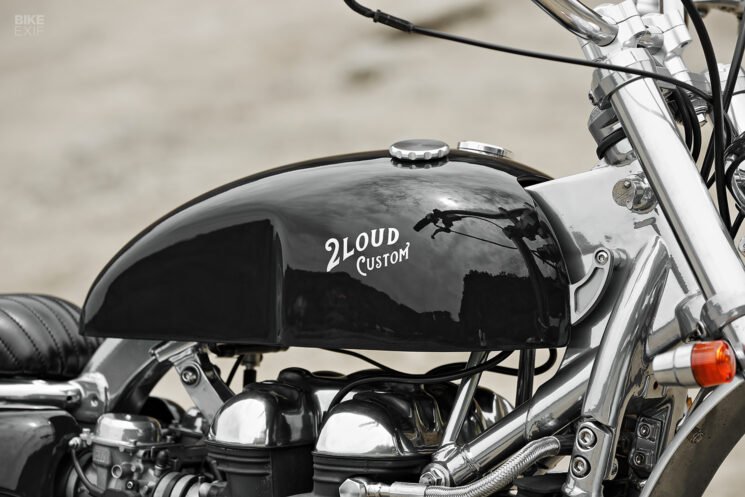 Carbureted 2006-model Triumph Scrambler by 2LOUD Custom