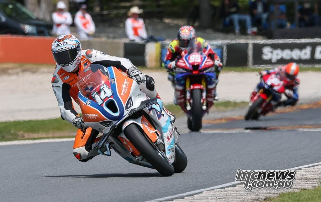 Andrew Lee won his third Stock 1000 race of the year at Road America.