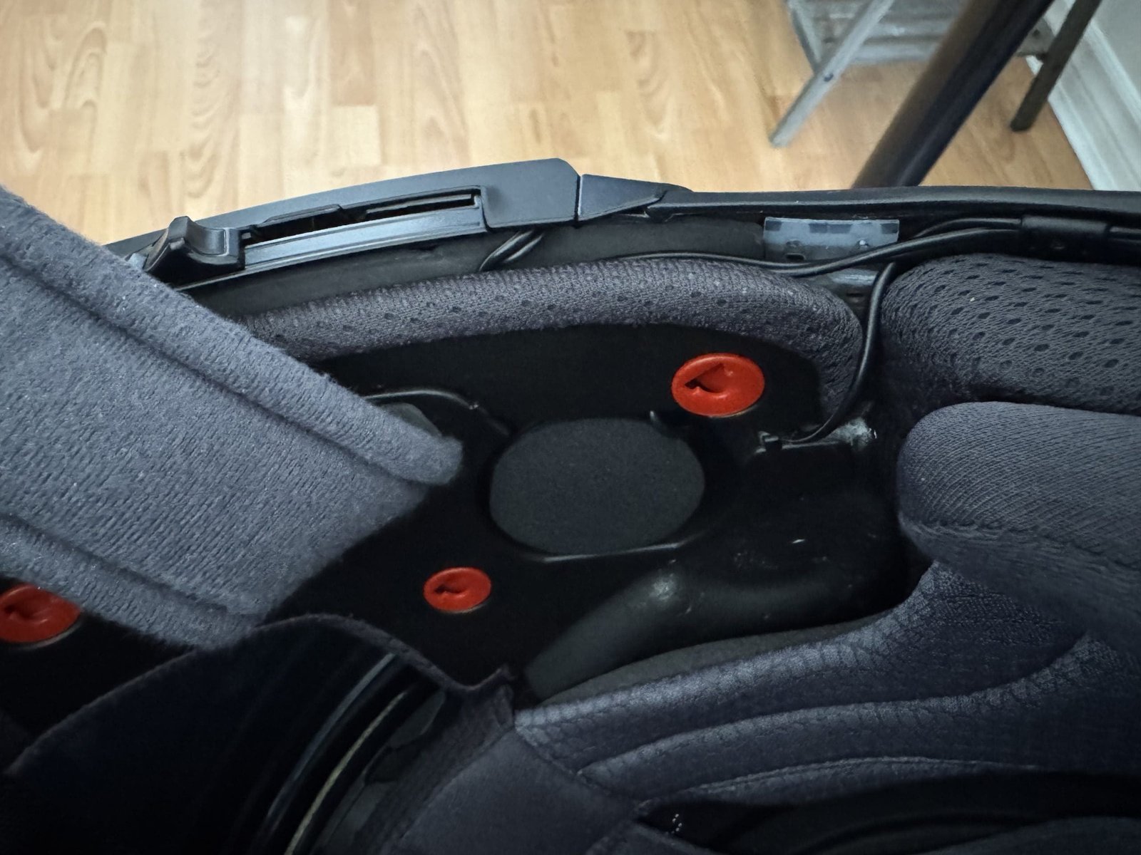 SMART HJC 50B speaker installed in a helmet